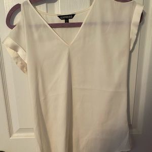 white silk express top
